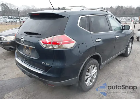 2016 Nissan Rogue Sv from USA, damaged, VIN KNMAT2MV3GP647250